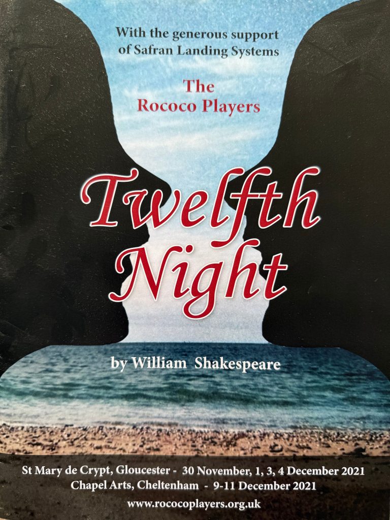 Poster for production of Twelfth Night